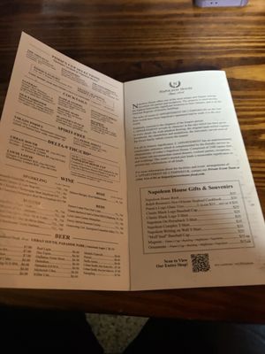 Menu photo 5 Napoleon House New Orleans, LA Menu photo 5 Napoleon House New Orleans, LA