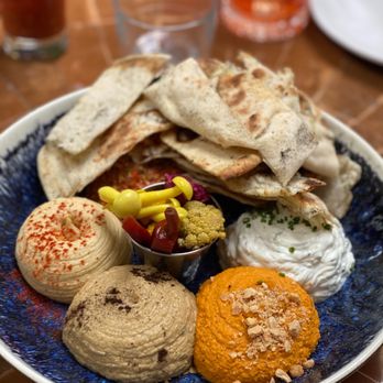Fandi Mata - Mezze Platter - Mediterranean Near Me - Brooklyn, New York Fandi Mata - Mezze Platter - Mediterranean Near Me - Brooklyn, New York
