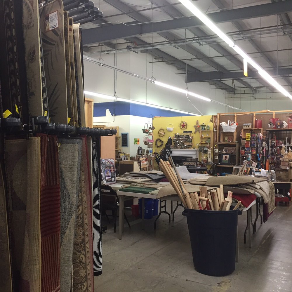 In the market for a rug? You can find some here in one of the booths.