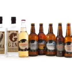 Th Cotswold Brewing Co - The Cotswold Brewing range, including our beers, cider, gin and vodka. Yeah, we do it all, and it's all premium stuff.