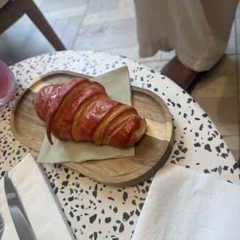 Cafe Olivia - Strawberry Croissant - Coffee & Tea Near Me - Dallas, Texas
