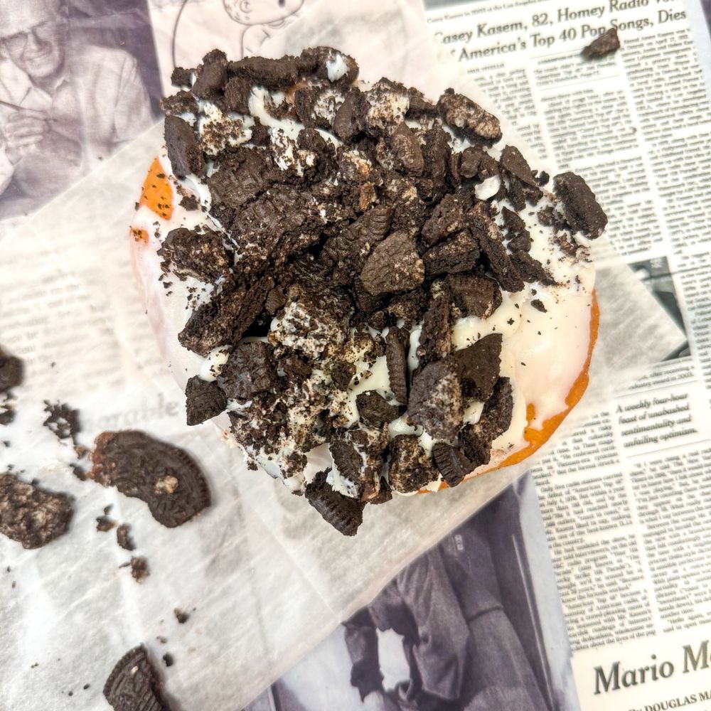 Voodoo Doughnut - Cookies and Cream donut! - Donuts Near Me - Chicago, Illinois Voodoo Doughnut - Cookies and Cream donut! - Donuts Near Me - Chicago, Illinois