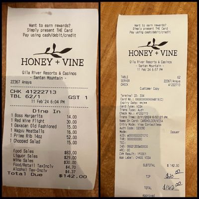 Menu photo 2 Honey + Vine Chandler, AZ