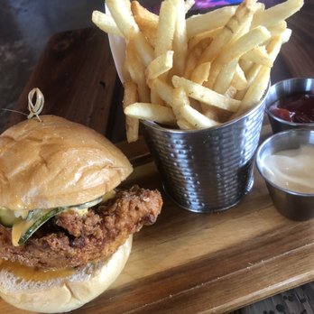 Lua Brewing - Buttermilk Chicken sandwich - Breweries Near Me - Des Moines, Iowa Lua Brewing - Buttermilk Chicken sandwich - Breweries Near Me - Des Moines, Iowa