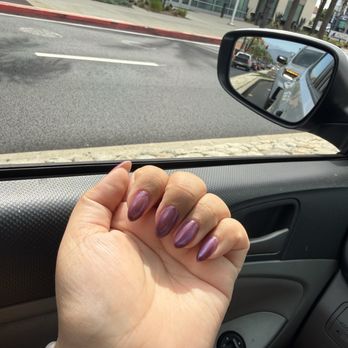 M2 Nail Lounge - Builder gel manicure (cat eye) - Nail Salons Near Me - Alhambra , California