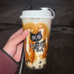 MoMo Tea - Black Sugar Boba Fresh Milk