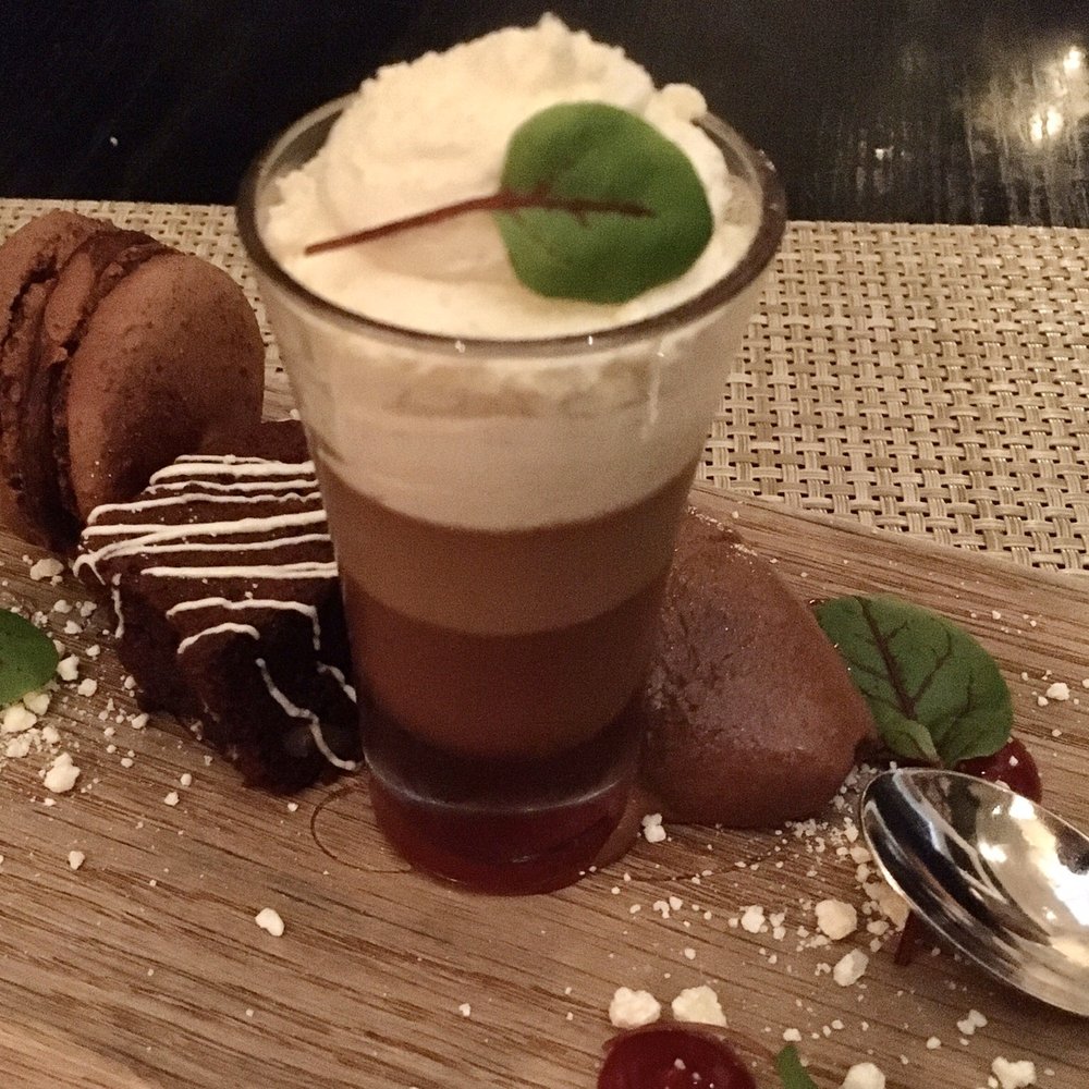 Chez Roux Restaurant - Chocolate tasting plate for dessert - Scottish Near Me - Inverness, HLD
