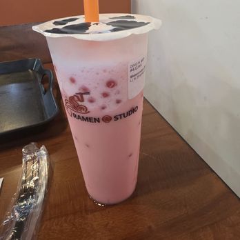 Ramen Studio - The chicken was big and looked unreal. This is the smoothie that was more milk than anything. - Ramen Near Me - Sugar Hill, Georgia Ramen Studio - The chicken was big and looked unreal. This is the smoothie that was more milk than anything. - Ramen Near Me - Sugar Hill, Georgia