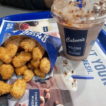 Culver's - Wisconsin Cheese Curds and Concrete Mixer - Fast Food Near Me - Plainfield, Indiana
