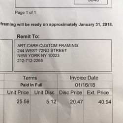 Art Care Custom Framing - Everything about this is so wrong.