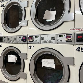 Prowash Laundry Center - Drying machines that don't work this isn't even all of them - Laundry Services Near Me - Framingham, Massachusetts