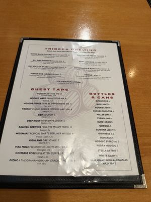 Menu photo 1 Tribeca Tavern Cary, NC