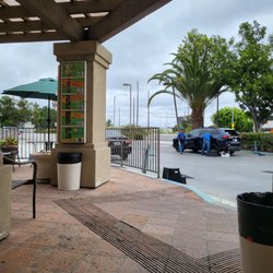 Fountain Valley Car Wash - Outside seating area