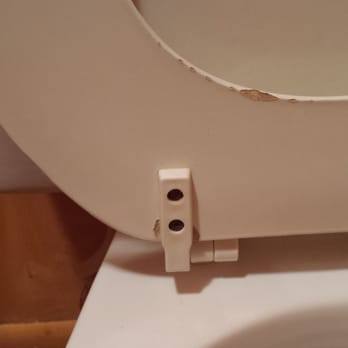Nachos - Wear 'n tear on toilet lid, which was loose. - Mexican Near Me - Moriarty, New Mexico
