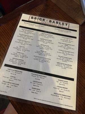 Menu photo 5 Brick & Barley Tempe, AZ