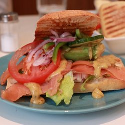 Bageri Caféet - Loxs and avocado sandwich
