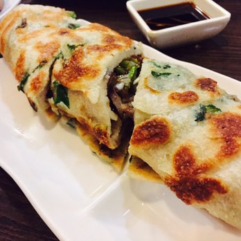 Dumpling Cafe - Roast pork scallion pancake - Taiwanese Near Me - Boston, Massachusetts Dumpling Cafe - Roast pork scallion pancake - Taiwanese Near Me - Boston, Massachusetts