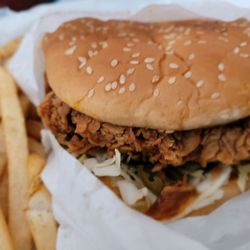 Cuckoos Grill - Zinger Burger with Fries