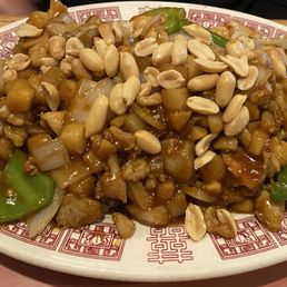 Kung Pao chicken combo came with our choice of rice and side also!