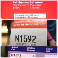 DB-Reisezentrum im Hauptbahnhof