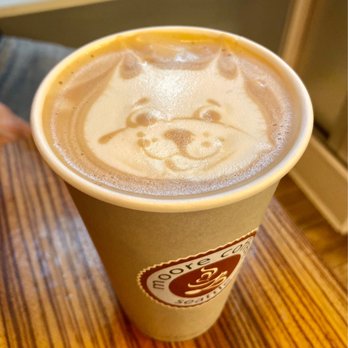 Moore Coffee Shop - Large cappuccino - Coffee & Tea Near Me - Seattle, Washington