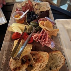 The Sipping Garden And Bistro - Charcuterie board. Yum!!