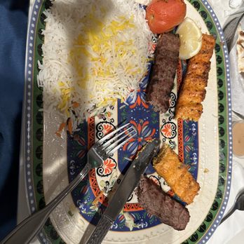 Irvine Grill - Koubideh and rice. - Mediterranean Near Me - Irvine, California Irvine Grill - Koubideh and rice. - Mediterranean Near Me - Irvine, California