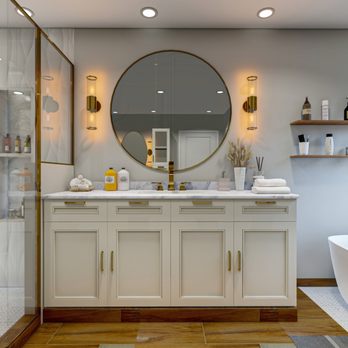 Maison Chic Interiors by Paula Raymond - Bath vanity - Interior Design Near Me Maison Chic Interiors by Paula Raymond - Bath vanity - Interior Design Near Me