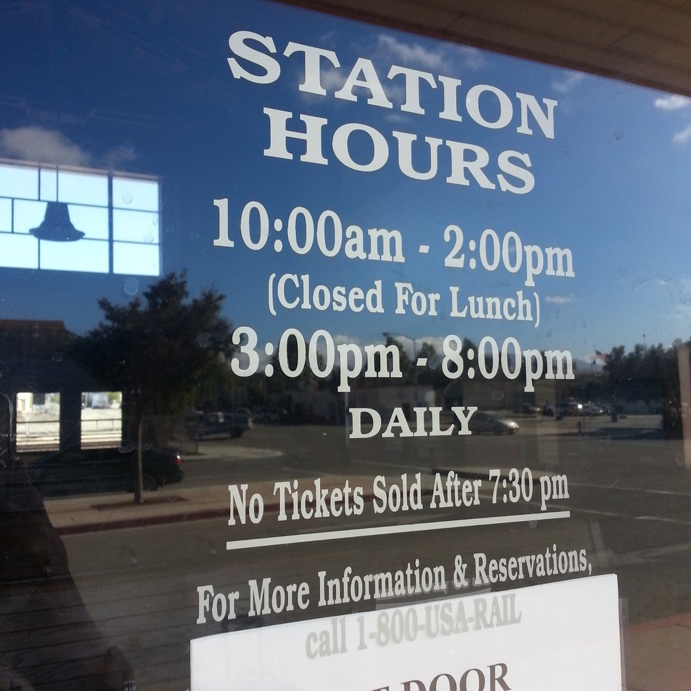 Amtrak - Limited hours. Vending machines no food service. Lobby only open during limited hours. - Train Stations Near Me - Salinas, California