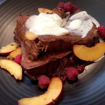 The Dawson - Peach Melba French toast - American Near Me - Chicago, Illinois The Dawson - Peach Melba French toast - American Near Me - Chicago, Illinois
