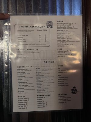 Menu photo 4 Cole's French Dip Los Angeles, CA Menu photo 4 Cole's French Dip Los Angeles, CA