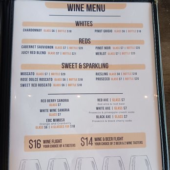 Enid Brewing Company - 2nd page of menu - Brewpubs Near Me - Enid, Oklahoma