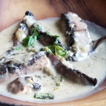 Vij's Restaurant - portabello mushroom in cream curry - Indian Near Me - Vancouver, British Columbia