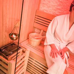 Holistic Health - Life Skills Connection - Heat always helps decrease pain, but the sauna is different. First, the heat is intense and doesn't let up until you decide to get out.