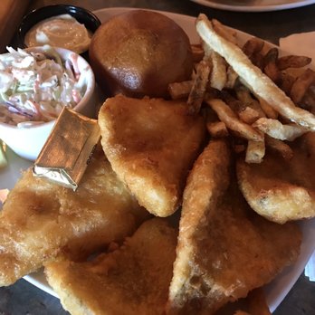 Off Broadway Drafthouse - Bluegill, frites, coleslaw, dinner roll, and tarter sauce. Stay away from the bluegill!!! - Pubs Near Me - Madison, Wisconsin Off Broadway Drafthouse - Bluegill, frites, coleslaw, dinner roll, and tarter sauce. Stay away from the bluegill!!! - Pubs Near Me - Madison, Wisconsin