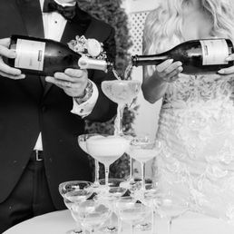 Champagne tower