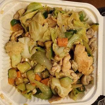 Golden China Restaurant - This was supposed to be Kung Pao Chicken. Cauliflower? Green peppers? and the zucchini was soggy. - Chinese Near Me - Morgan Hill, California Golden China Restaurant - This was supposed to be Kung Pao Chicken. Cauliflower? Green peppers? and the zucchini was soggy. - Chinese Near Me - Morgan Hill, California