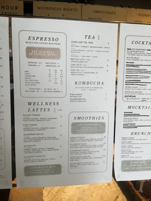 Menu photo 1 Retreat Seattle, WA