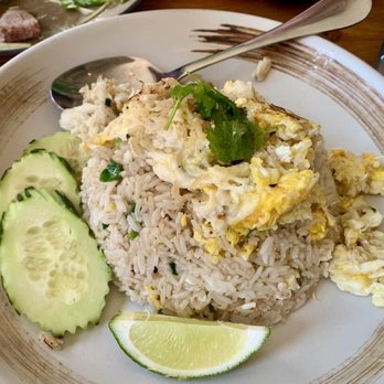 Fern Thai on Main - Rice and Noodle: Crab fried rice is a must! $18.95. 5* - Thai Near Me - Bellevue, Washington Fern Thai on Main - Rice and Noodle: Crab fried rice is a must! $18.95. 5* - Thai Near Me - Bellevue, Washington