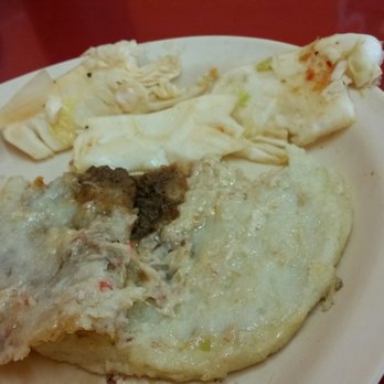 Rio Lempa Restaurant - Pupusas with nothing on it. Big pieces of repollo! - Salvadoran Near Me - Huntington Park, California Rio Lempa Restaurant - Pupusas with nothing on it. Big pieces of repollo! - Salvadoran Near Me - Huntington Park, California