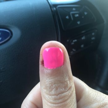 Nail'd It Salon & Spa - Cut my nail this short, cut me open, and polish color is uneven! Was $107 for mani pedi! - Nail Salons Near Me - Murrieta, California