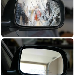Spider Auto Glass - My shattered rear view mirror... now good as new!