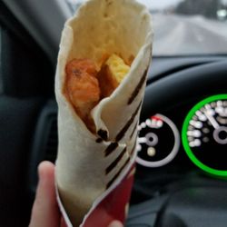 Tim Hortons - Nice and warm.