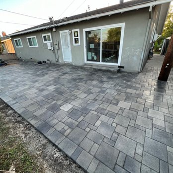 Saddleback Pavers - All done, tamped, and sealed! SO great! - Masonry/Concrete Near Me