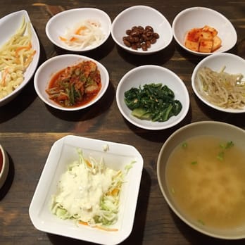 Bapbo Korean Restaurant - Complimentary banchan / side dishes - Korean Near Me - Toronto, Ontario Bapbo Korean Restaurant - Complimentary banchan / side dishes - Korean Near Me - Toronto, Ontario