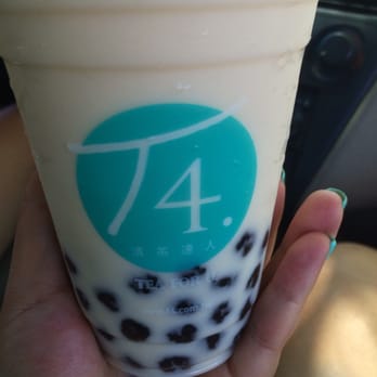 T4 - Pearl green milk tea - regular size - Tea Rooms Near Me - San Leandro, California T4 - Pearl green milk tea - regular size - Tea Rooms Near Me - San Leandro, California