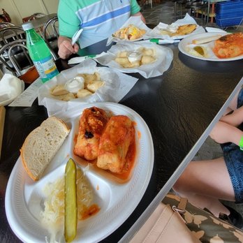 Pulaski Deli - Cabbage Rolls, Polska Kielbasa Sub, Potato and Cheese Pierogies, Potato Pancakes with Chunky Applesauce - Polish Near Me - Myrtle Beach, South Carolina