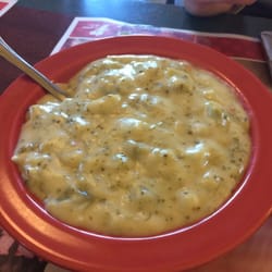 Big Boy - Broccoli n cheese soup...soooo thick & disgustingly delish