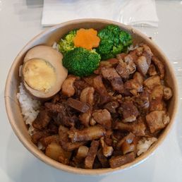 B08 - Braised Chopped Pork Rice Bowl B08 - Braised Chopped Pork Rice Bowl
