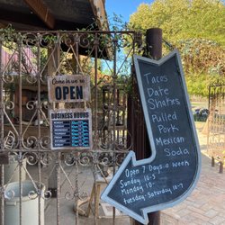 From The Farm - Menu hours